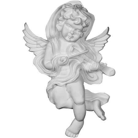 Ekena Millwork 4 1/2"W x 7 1/8"H x 2 3/8"P Classic Angel Onlay, Right ONL05X07X02AN-R